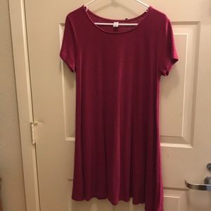 Old Navy T-shirt Dress! Pink, Large